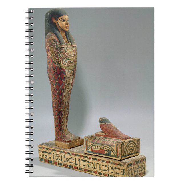 Statuette von Osiris von Iahmes (gemaltes Holz) Notizblock (Vorderseite)