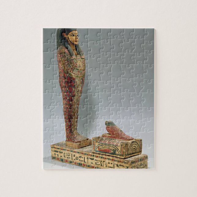 Statuette von Osiris von Iahmes (gemaltes Holz) Puzzle (Vertikal)