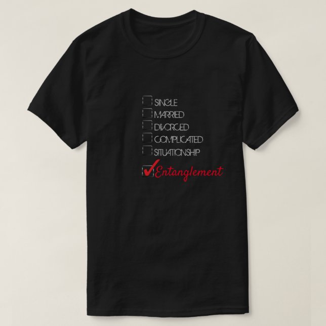 Status der Beziehungen zwischen den Teilnehmern T-Shirt (Design vorne)