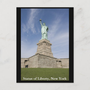 Status der Freiheit, New York Postkarte