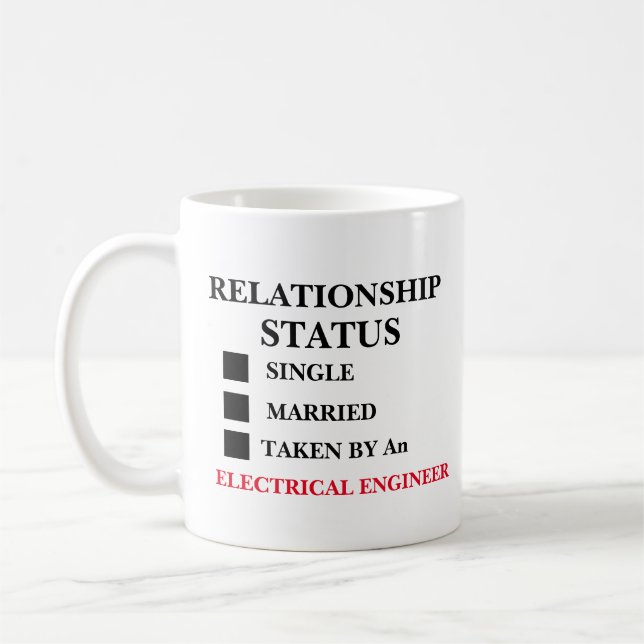 Status Elektroingenieur Kaffeetasse (Links)
