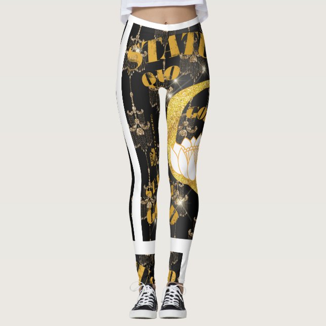 ©STATUS QUO GOLD" Status Collection© by Peafdove©  Leggings (Vorderseite)