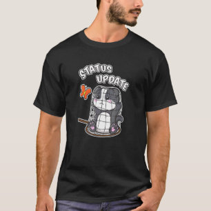 Status Update Süße Kätzchen Kitty Katze Im Netz Ge T-Shirt