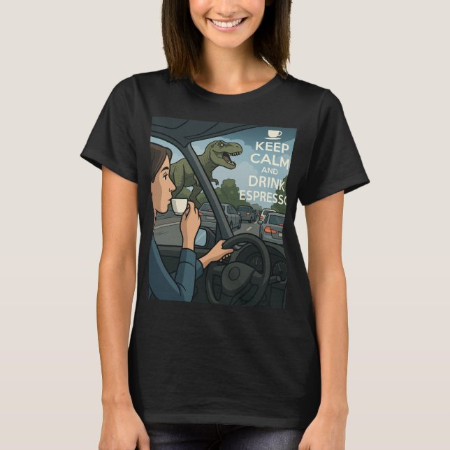 Stau-Dino T-Shirt (Vorderseite)