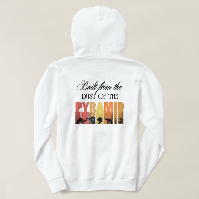 Staub der Pyramide | Erwachsener Pullover Hoodie (Design Rückseite)