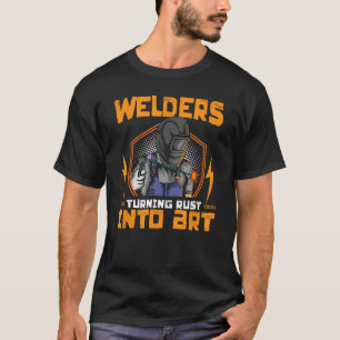 Staub in Kunstschweißarbeiten aus Eisen, Metallver T-Shirt