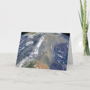 Staub in Richtung Südamerika Karte