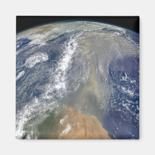 Staub in Richtung Südamerika Magnet