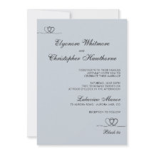 Staubblau Moderne Chic Mix and Match Hochzeit