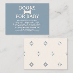 Staubblaue Fliege Bücher für Baby Begleitkarte