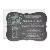 Staubblaue Mason-Glas-Tafel-Hochzeit
