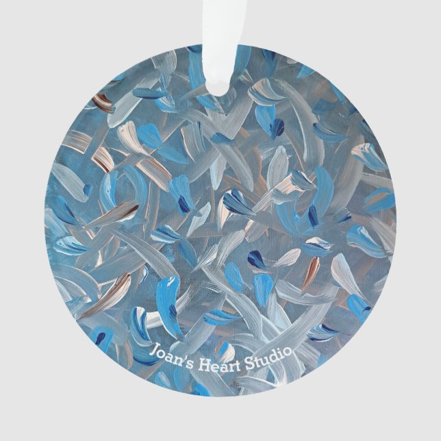 Staubblaue Ornamente (Vorderseite)