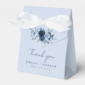 Staubblaue Rosen Navy Blumen Hochzeit Geschenkschachtel