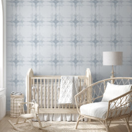 Staubblauer Klangwellen-Minimalstil Tapete