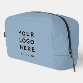 Staubblaues Geschäft-Logo-Name Instagram Reise Waschbeutel