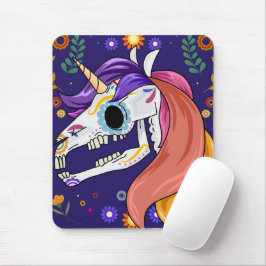 Staubfessel-resistentes Einhorn-Skelettdesign Mousepad