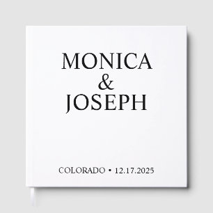 Staubig Himmelblau Gästebuch-Geschenk, Personalisi Gästebuch