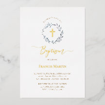 staubige blaue Kranzgrün Taufe