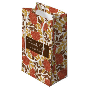 Staubige Brunt Orange Pfingstrosen Blumen Herbst H Kleine Geschenktüte