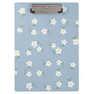 staubige Daisy Blumen Klemmbrett