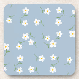 Staubige Gänseblümchen-Blumen-Unterlage | Elegante Getränkeuntersetzer