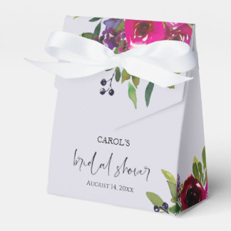 Staubige Lavendel-Aquarell-Blumen-Geschenkbox Geschenkschachtel
