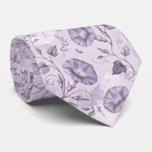 Staubige Lavendel-Prächtige Trichterwinden Elegant Krawatte