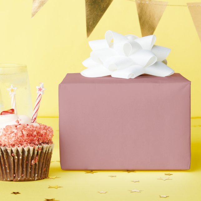 Staubige Rose Geschenkpapier (Geburtstagsparty)