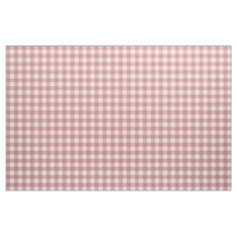 staubige Rose karierte Gingham-Ästhetik Stoff