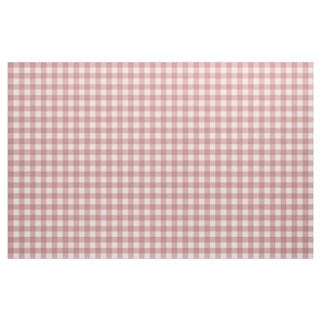 staubige Rose karierte Gingham-Ästhetik Stoff (Yard (91,4 cm))