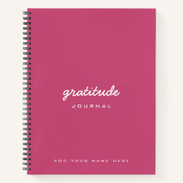 staubige Rose rosa Dankeschön Notizbuch