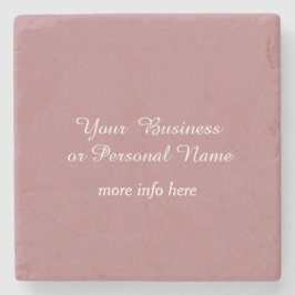 staubige Rose Steinuntersetzer