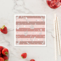 Staubige Rose Vintage Florale Baby Girl