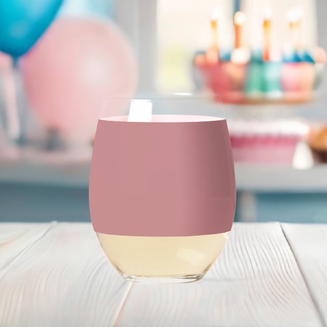 Staubige Rose Weinglas Ohne Stiel (Insitu (Baby Party))