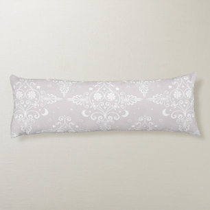 Staubige Rosen-Himmels-Damask-Boho-Muster Seitenschläferkissen