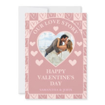 Staubige Rosen-Minimal-Herzen Valentinstag-Geschen