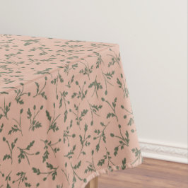Staubige Rosen Modern Farmhouse Gänseblümchen-Knos Tischdecke