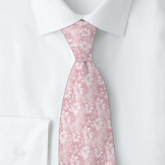 Staubige Rosenblüten Krawatte (Von Creator hochgeladen)