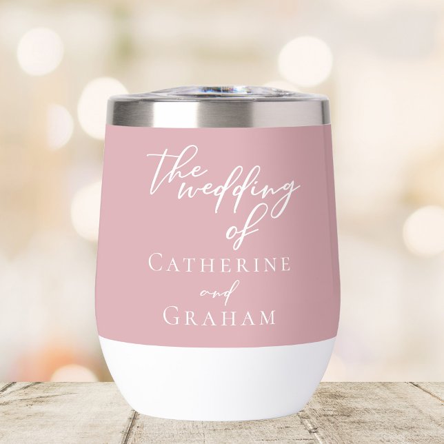 Staubige Rosenrote Hochzeit Personalisiert (Von Creator hochgeladen)