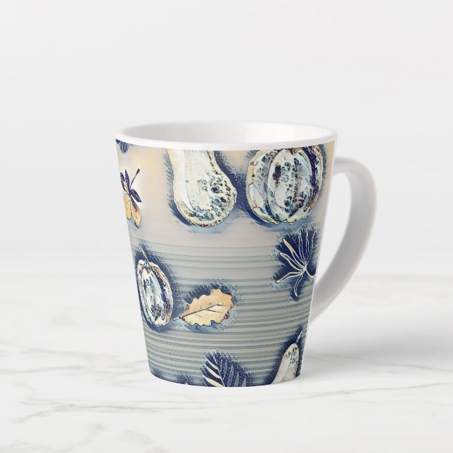 staubiger Kürbis Milchtasse (Rechte Ecke)