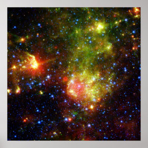 Staubiger Tod der enormen Stern NASAs Poster