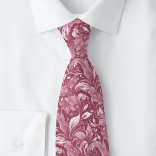 Staubiger Wein Botanischer Batik Krawatte