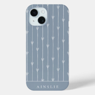 Staubiges blaues Boho Fletched Muster Case-Mate iPhone Hülle