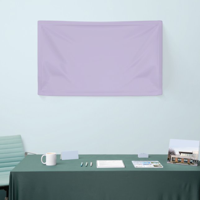 Staubiges Lavendel Einheitsfarbe Banner (Messeveranstaltung)