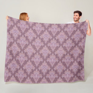 Staubiges Lavendel-Rosa-Mauve-Lila-elegantes Damas Fleecedecke