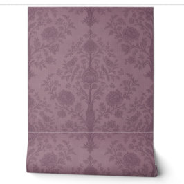 Staubiges Mauve-Perser-Lebensbaum-Tapete Tapete
