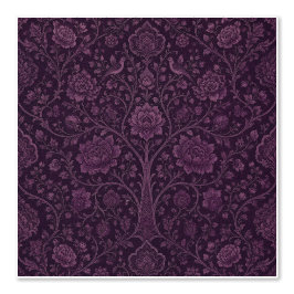 Staubiges Mauve Persischer Lebensbaum Wallpaper (c Tapete