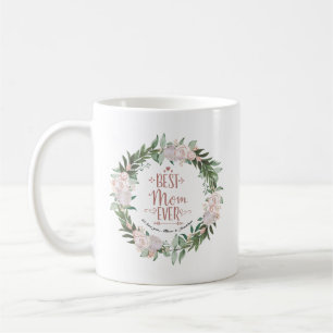 Staubrosa Blumenkranz Beste Mutter Aller Zeiten Mu Kaffeetasse