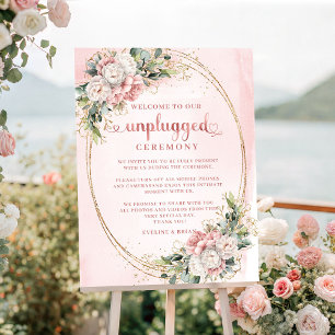 Staubrosa Eukalyptus Unplugged Zeremonie Schild