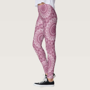 Staubrosa-Mandala-Musterdesign Leggings